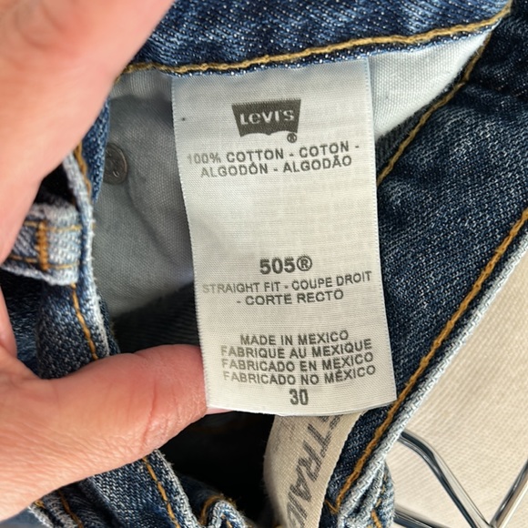 Vintage 505 90’s Levi’s Straight Fit Bermuda Denim Shorts Jorts - Picture 6 of 6